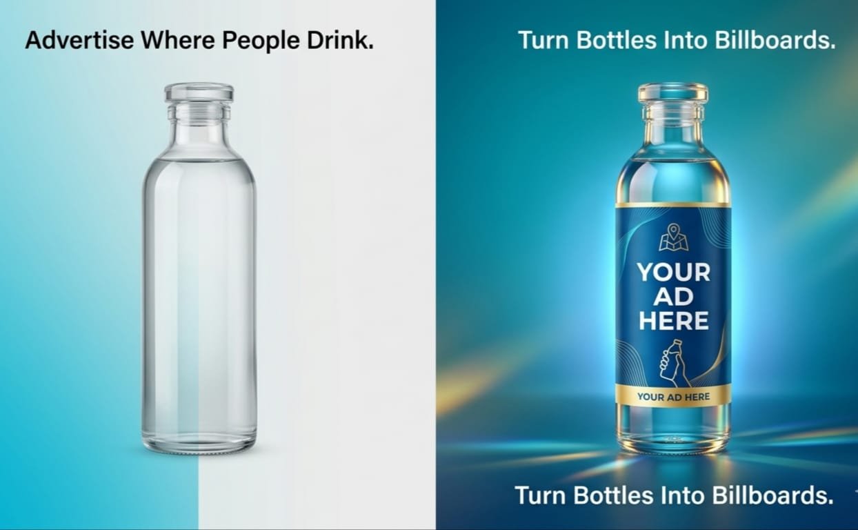 Bottle advertising campaign